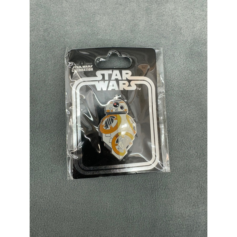 Star‎ Wars Celebration 2020 BB8 Enamel Pin Disney Lucasfilm Droid Orange White